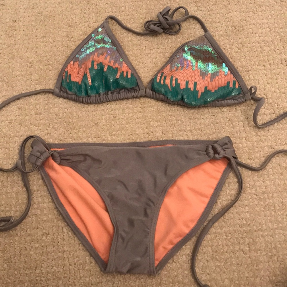 Xhilaration sequined bikini